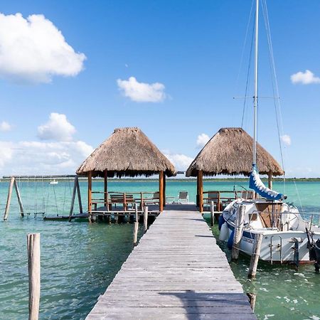 Lagoon Front Hut: Daily Cleaning, Bikes & Kayaks! Bacalar Esterno foto
